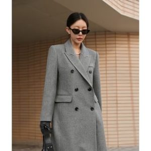 Double-Breasted Twill Coat