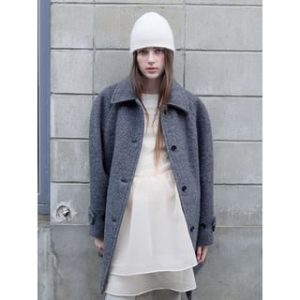 Woolen Half Mac Coat (Gray) Gray - One Size