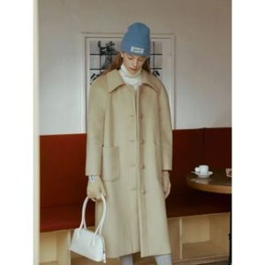 Woolen Mac Coat (Yellow) Yellow - One Size