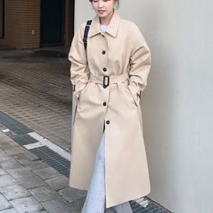 Belted Long Mac Coat