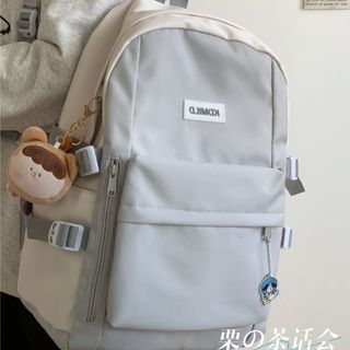 Applique Multi-Pocket Backpack / Bag Charm / Set