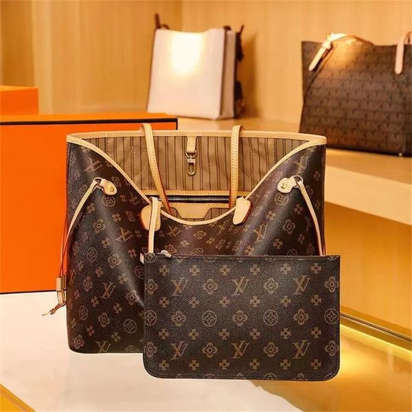 2022 2pcs set bags women bag shoulder handbag messenger bao classic style shoulder lady totes handbags purse wallets