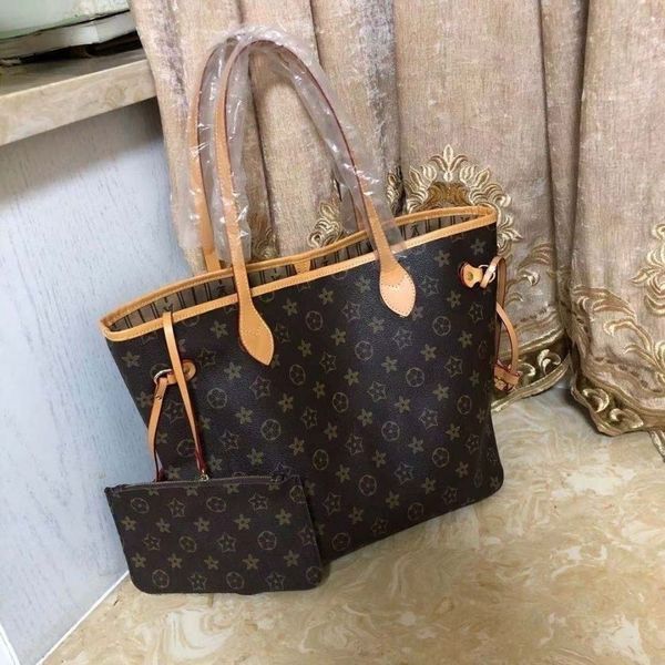 2023 2pcs shopping bags fashion women handbags ladies designer composite bags lady clutch bag