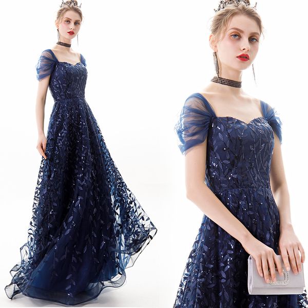 2023 heavy handmade sewing evening dresses long pearls transparent evening gowns formal celebrity prom dresses women robe de soiree