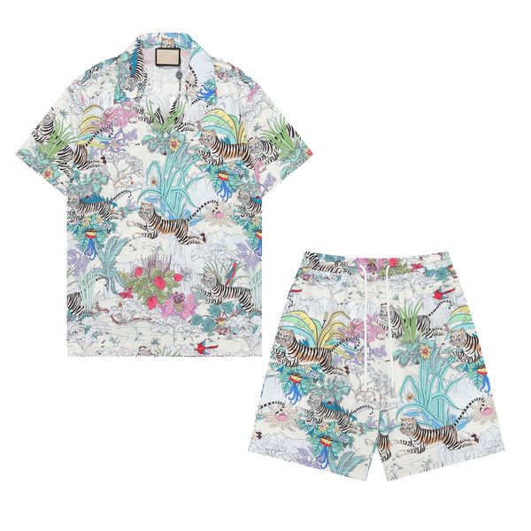 designer shirts beach shorts mens hawaii floral print bowling shirt casual shirts men short sleeve pants variety dress