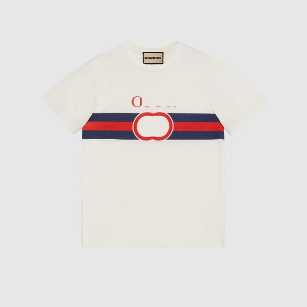 dsq phantom turtle men's t-shirts men's black white men's red interlocking brand logo print cotton t-shirt 68645
