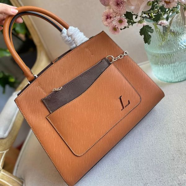 the tote bags fashion ladies handbags large capacity totes water ripple leather detachable chain crossbody shoulder bag letter hollow engrav