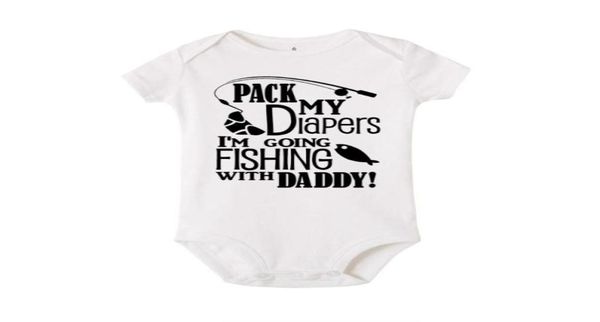 jumpsuits born baby boys girls short sleeve funny fish print romper casual jumpsuit kids clothes7513541