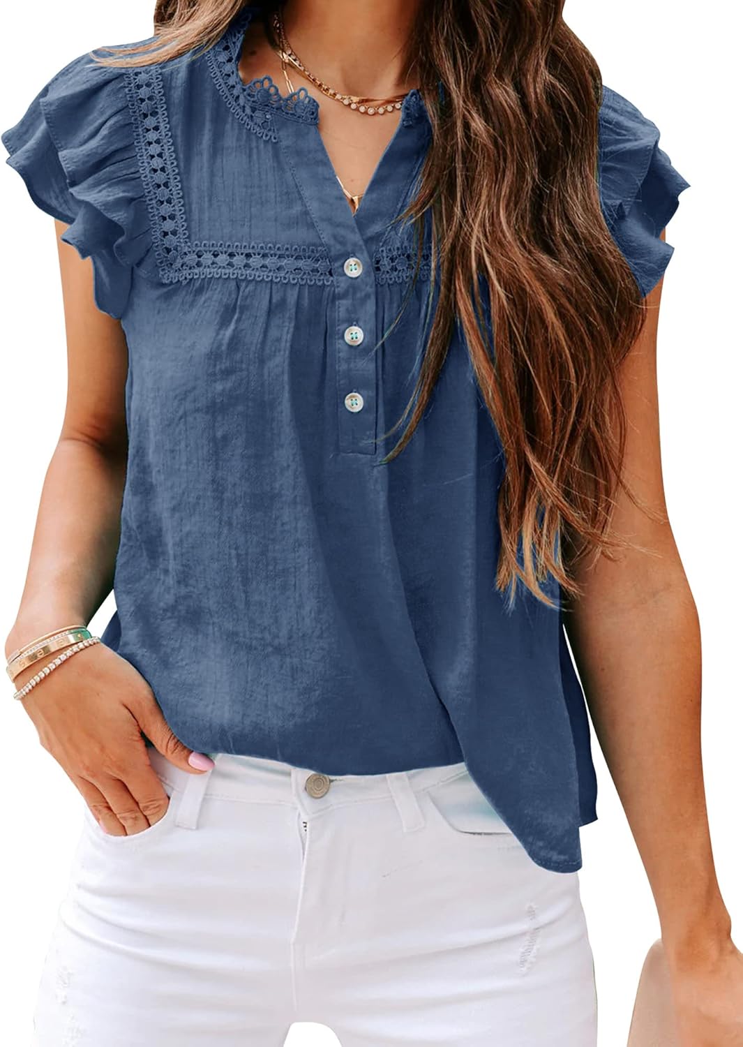 PRETTODAY-Womens-V-Neck-Lace-Crochet-Shirts-Button-Down-Short.jpg