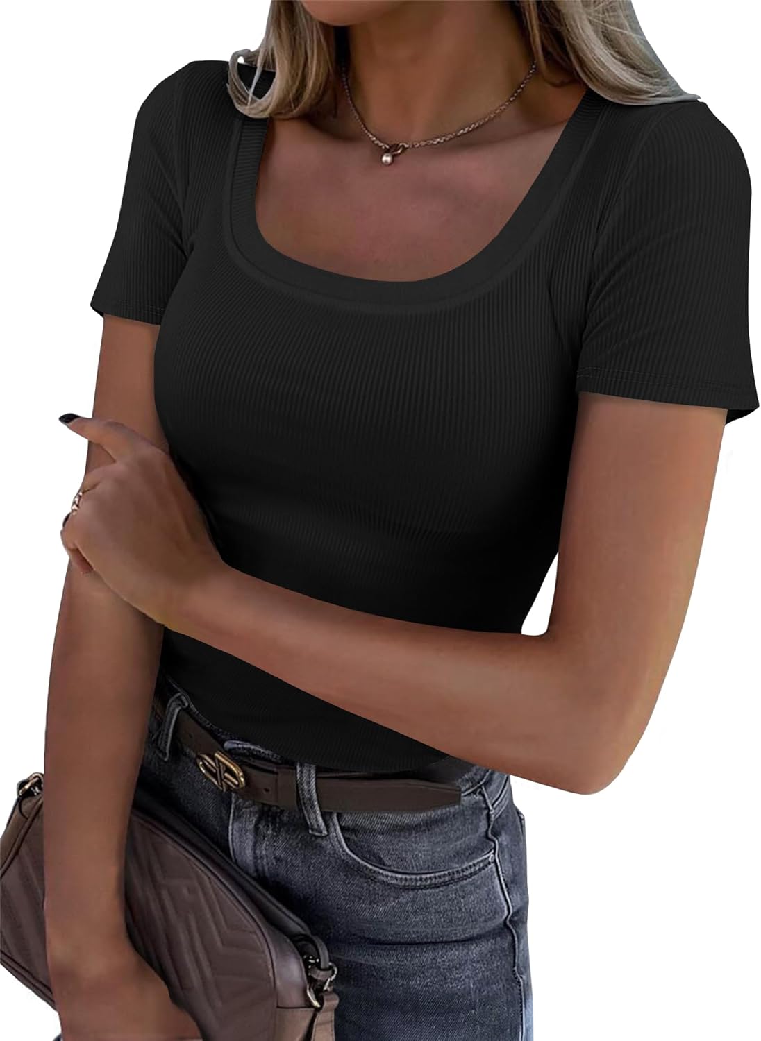 Roselux-Womens-Summer-Scoop-Neck-Short-Sleeve-T-Shirts-Ribbed-Knit.jpg