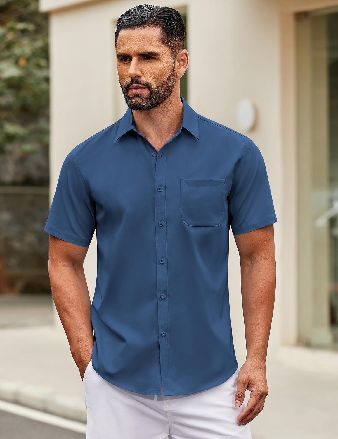 COOFANDY-Mens-Short-Sleeve-Casual-Button-Down-Shirts-Summer-Untucked-Dress-Shirts-with-Pocket.jpg